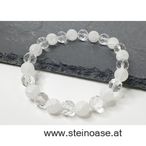 Armband Bergkristall Edel-MIX 8mm